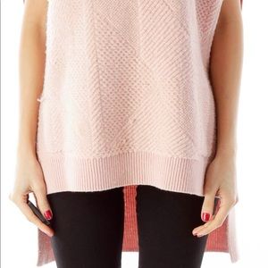 BCBG Maxazria Cream High low Sweater